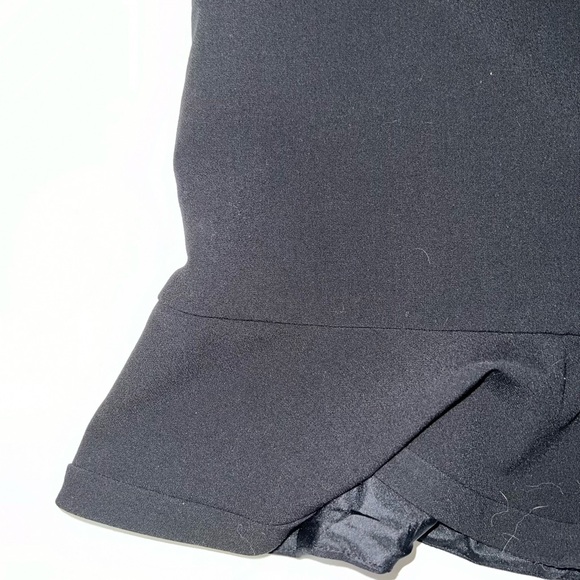 Victoria Beckham Dress Women’s Medium Black Polyester Blend Off The Shoulder Zip - Picture 11 of 13